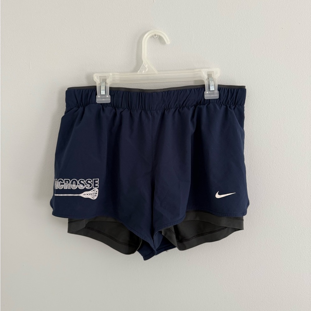Nike Navy Blue Athletic Shorts